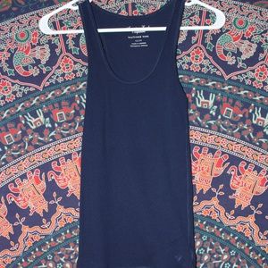 Navy Blue American Eagle Boyfriend Tank Top